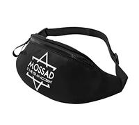Waist Bag Mossad Its Never An Accident Adjustable Bumbags Unisex Travel Pack For Sports Running Dog Walking 14X35Cm