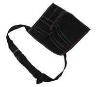 Waist Bag, Multifunction Genuine Leather Hip Bum Bag Canvas Tool Bag Adjustable Strap Tool Storage Bag for Outdoors Workout Traveling Hiking Cycling Woodworker Electrician