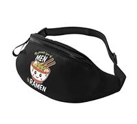 Waist Bag My Favorite Type Of Men Is Ramen Kawaii Noodles With Headphone Hole Belt Bag Pouch Lightweight Waistpacks For Climbing Men Running 14X35Cm