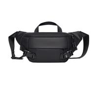 Waist Bag, Waist Bag | Multifunctional Belt Shoulder Bag | Cycling Waist Bag, Waterproof Daily Hip Bag with Storage Area for Running, Hiking, Camping and Cycling, Black/White, Consulte la descripción