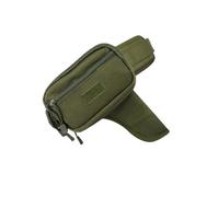Waist Bag with Adjustable Belt and Leg Panel, Green | Outdoor Gear Waist Pouch with Front Zipper Pocket, Access Pockets for Hiking, Camping and Travel