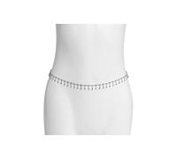 Waist Beads 1PC Sexy Tassel Waist Chain Belt Belly Body Jewelry(Silver)