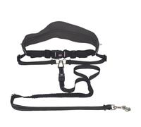 Trixie Waist Belt with Leash for Medium/Large Dogs Black - Medium/Large