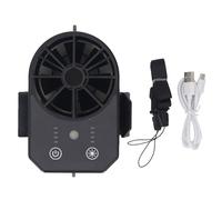 Waist Clip Fan, 10000mAh Wearable Personal Fan with 4 Speeds and LED Light for Outdoor Work Camping Fishing Effortless Cooling Orange (10000mah)
