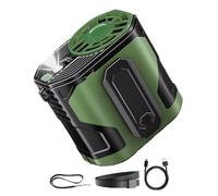 Waist Fan Clip on,Portable Personal Waist Fan Cooling | Cool Gadgets Rechargeable Wearable with Flashlight, Air Cooler 100 Speeds for Neck Construction Workers Men Kids Travel