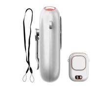 Waist Fan Clip on | Silent Bladeless Digital Display Cooling Device,Powerful Airflow Belt Fan - for Outdoor Hiking Jobsite Farms Clothes Neck Desktop Camping Beach Festival Sports Offices Fishing