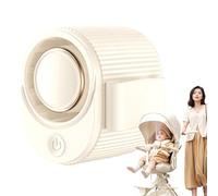 Waist Fan Clip on - Small Personal Fan - Bladeless Electric Cooling Device for Outdoor Camping Hiking Cycling, Hot Weather Accessories
