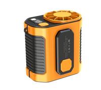 Waist Fan - Portable Waist Clip Fan & Belt, Shirt Fans 5000mah | Personal Fan With Flashlight & Power Bank, High-Speed Waist-Mounted Fan, Multi-Functional For Outdoor Works Farm Hiking Camping Travel