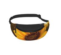 Waist Fanny Pack for Men Women Beautiful Sunflower Printed Waist Bag Dog Walking Bumbags for Travel Sport Running Hiking Jogging Gym