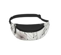 Waist Fanny Pack for Men Women Botanical Flying Music Notes Printed Waist Bag Dog Walking Bumbags for Travel Sport Running Hiking Jogging Gym