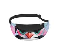 Waist Fanny Pack for Men Women Cute Penguin Printed Waist Bag Dog Walking Bumbags for Travel Sport Running Hiking Jogging Gym