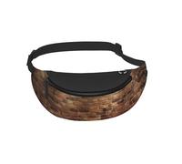 Waist Fanny Pack for Men Women Lights hit The Brick Wall Printed Waist Bag Dog Walking Bumbags for Travel Sport Running Hiking Jogging Gym