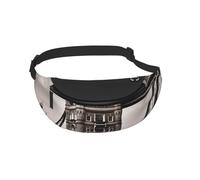 Waist Fanny Pack for Men Women London Bridge Printed Waist Bag Dog Walking Bumbags for Travel Sport Running Hiking Jogging Gym