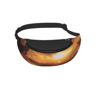 Waist Fanny Pack for Men Women Lonely Bench Sunset Printed Waist Bag Dog Walking Bumbags for Travel Sport Running Hiking Jogging Gym