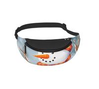 Waist Fanny Pack for Men Women Merry Christmas prin Printed Waist Bag Dog Walking Bumbags for Travel Sport Running Hiking Jogging Gym