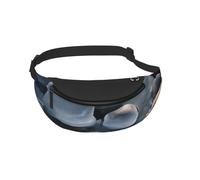 Waist Fanny Pack for Men Women Stones Under Ice Printed Waist Bag Dog Walking Bumbags for Travel Sport Running Hiking Jogging Gym