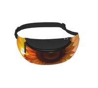Waist Fanny Pack for Men Women Sunflower with Sunset Printed Waist Bag Dog Walking Bumbags for Travel Sport Running Hiking Jogging Gym