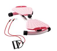 Waist Lathe, Abdominal Trainer, Quiet Turning Board with Resistance Bands for Fitness at Home and Fat Burning