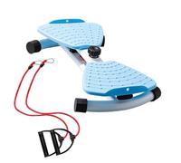 Waist Lathe - Training for Strengthening Core Muscles, Quiet Turning Board with Resistance Bands for Fitness at Home and Fat Burning