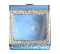 Waist Level Viewfinder 28Mm, Camera External Viewfinder with Hot Shoe Installation, Precise Framing for Slr Camera, Enhanced Shooting Experience silver 40mm