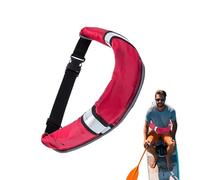 Waist Life Preserver Belt,Inflatable Adjustable Flotation Belt - Swim Jackets & Vests for Beach River Wakeboard Survival Fishing Dock Kayaking Snorkeling Offshore