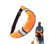 Waist Life Preserver Belt | Inflatable Adjustable Flotation Belt - Swim Jackets & Vests for Beach River Wakeboard Survival Fishing Dock Kayaking Snorkeling Offshore