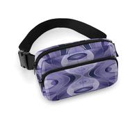 Waist Pack Abstract Blue Pattern Printed Butt Pack Fanny Pack Hip Bum Bag for Workout Traveling Casual Running Hiking Cycling, Abstract Blue Pattern, 7.9 X 5.1 in