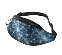 Waist Pack Bag Abstract-Neurons, Waist Pack Foldable Waistpacks Premium Waist Pouch Bag for Work Boys Men