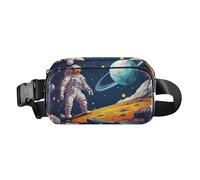 Waist Pack Bag Astronaut in Space Outdoor Fanny Pack Crossbody Bum Bags