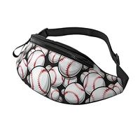 Waist Pack Bag Baseball Softball Ball, Fanny Pack Premium Waist Bag Unisex Belt Bag for Fitness Sport Teens