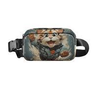 Waist Pack Bag Cartoon Jumping Tiger Outdoor Fanny Pack Crossbody Bum Bags