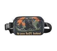 Waist Pack Bag Dog Rescue Words Outdoor Fanny Pack Crossbody Bum Bags