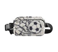 Waist Pack Bag Football Hitting The Wall Outdoor Fanny Pack Crossbody Bum Bags