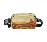 Waist Pack Bag Gobi Landscape View Outdoor Fanny Pack Crossbody Bum Bags