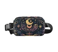 Waist Pack Bag Mystic Astrology Magic Occult Symbol Around Moon Outdoor Fanny Pack Crossbody Bum Bags