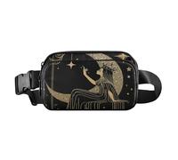 Waist Pack Bag Queen on The Moon in Starry Sky Outdoor Fanny Pack Crossbody Bum Bags