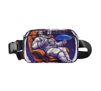 Waist Pack Bag Space Man Sitting in The Sofa Outdoor Fanny Pack Crossbody Bum Bags