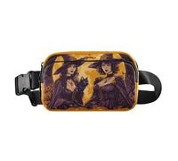 Waist Pack Bag Tarot Card Design of Two Witches Outdoor Fanny Pack Crossbody Bum Bags