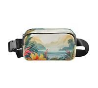 Waist Pack Bag Tropical Landscape Plants Outdoor Fanny Pack Crossbody Bum Bags
