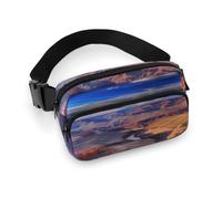 Waist Pack Beauty Grand Canyon Printed Butt Pack Fanny Pack Hip Bum Bag for Workout Traveling Casual Running Hiking Cycling, Beauty Grand Canyon, 7.9 X 5.1 in