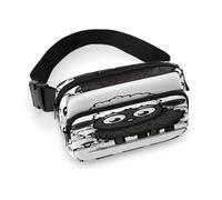 Waist Pack Cartoon Black White Sheep Printed Butt Pack Fanny Pack Hip Bum Bag for Workout Traveling Casual Running Hiking Cycling, Cartoon Black White Sheep, 7.9 X 5.1 in