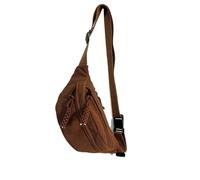 Waist Pack Casual Corduroy Belt Bags for Women Simple Fanny Pack Female Waist Bag Hip Purse Shoulder Crossbody Chest Bag for Walking Jogging(Brown)