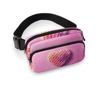 Waist Pack Colorful Waffles Printed Butt Pack Fanny Pack for Men Women Workout Traveling Casual Running Hiking Cycling Hip Bum Bag with Adjustable Strap for Outdoors, Colorful Waffles, 7.9 X 5.1 in