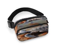 Waist Pack Cut Sea Turtle Printed Butt Pack Fanny Pack Hip Bum Bag for Workout Traveling Casual Running Hiking Cycling, Cut Sea Turtle, 7.9 X 5.1 in