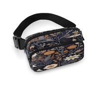 Waist Pack Decorated with Stars Printed Butt Pack Fanny Pack Hip Bum Bag for Workout Traveling Casual Running Hiking Cycling, Decorated with Stars, 7.9 X 5.1 in