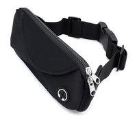 Waist Pack Fanny Bag Adjustable Strap Hiking Pack, Waterproof Waist Bag Men Women Bumbags Running Bum Bag with Headphone Hole for Dog Walking, Gym, Cycling, Marathon