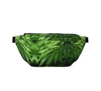 Waist Pack for Men and Women with Adjustable Shoulder Strap Large Hiking Waist Pack for Running, Cycling, Pinewood Patterns