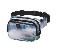 Waist Pack for Men Women Crossbody Belt Bag Niagara Falls Waist Bag Travel Fanny Pack Bum Bags, Black, One Size