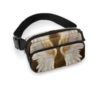 Waist Pack for Women Crossbody Angel WingBelt Bag Zipper Pockets Adjustable Strap Waist Wallet Hip Pack for Traveling Cycling Running Hiking, style, 20x13cm