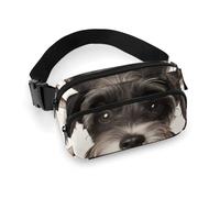 Waist Pack for Women Crossbody Cute SchnauzerBelt Bag Zipper Pockets Adjustable Strap Waist Wallet Hip Pack for Traveling Cycling Running Hiking, style, 20x13cm